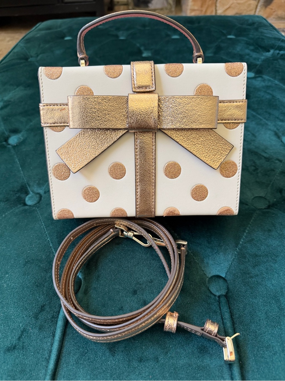 Kate Spade Wrapping Party Gift Box Crossbody Purse